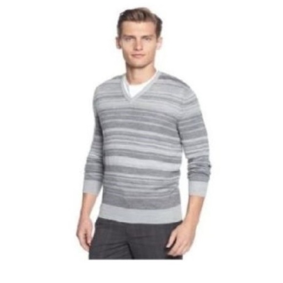 Calvin Klein Men's Sweater Striped size XXL NEW - Picture 1 of 2